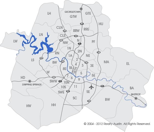 mls mapa de Austin