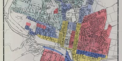 Mapa do cartão de Austin